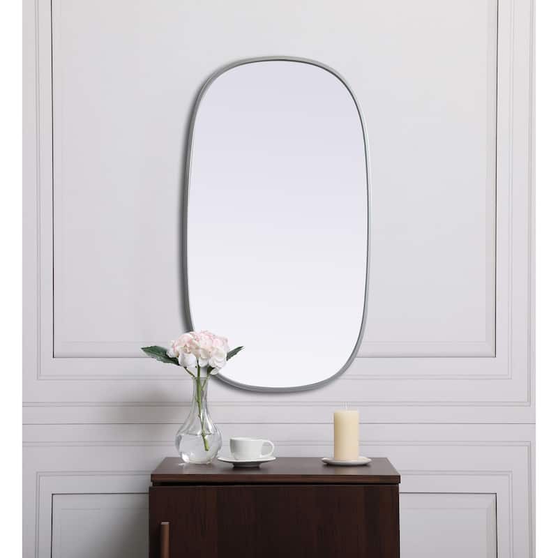 Elegant Lighting MR2B2036 Brynn 20" W x 36" H Modern Oval Bathroom