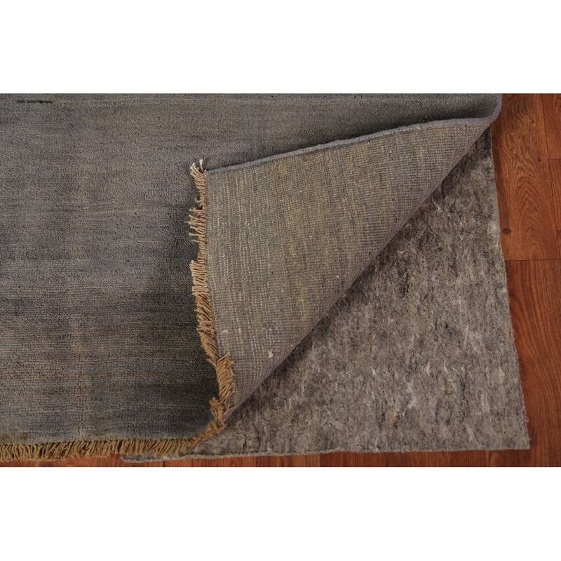 Modern Gabbeh Oriental Foyer Rug Hand-Knotted Wool Carpet - 3'4" x 5'0"