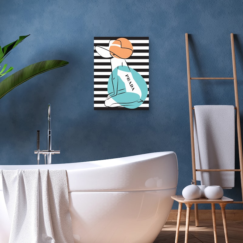 Beach Vogue II Canvas Art Print