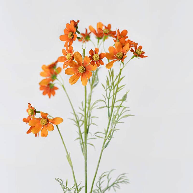 Silk Decorative Artificial Starry Sky Cosmos(Pack of 1 Branch)