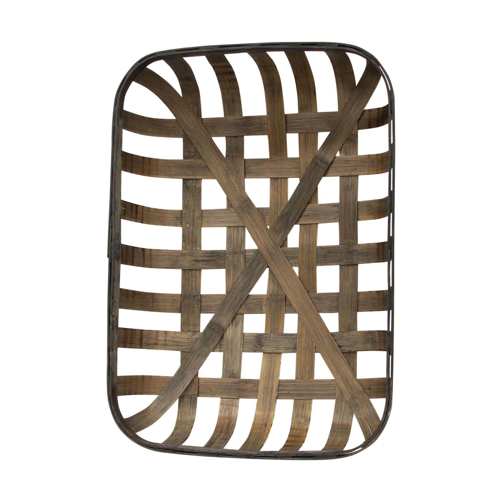 oversized tobacco basket - Metal 16 is a slatted wood frame with a graywash finish for a rustic look Our Hopeful Home: Farmhouse Friday: