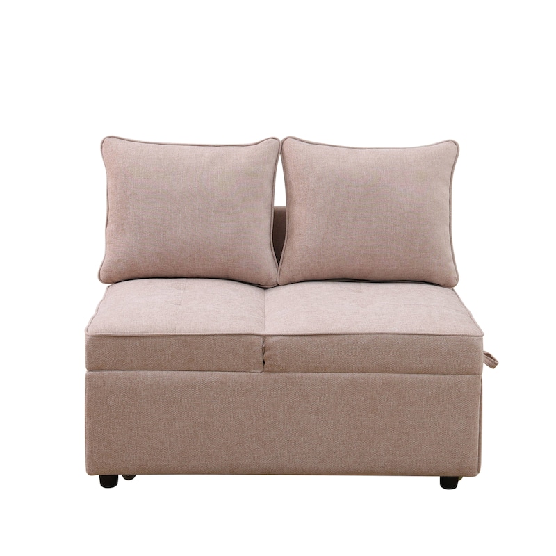 Convertible Sofa Bed Sleeper Sofa Chair Folding Ottoman Recliner Loveseat for Living Room