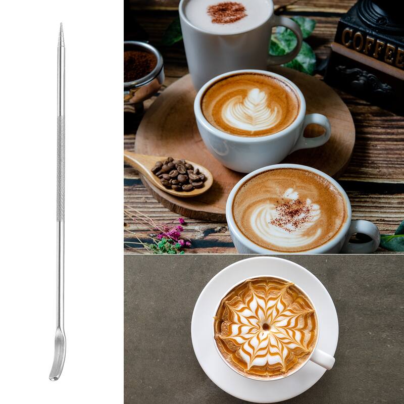 Stainless Steel Coffee Latte Art Pen, 135mm/5.31" Coffee Fancy Tool