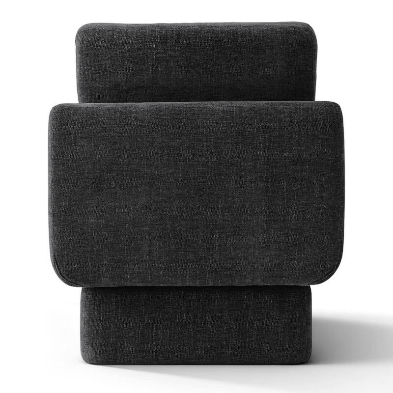 Upholstered Swivel Barrel Accent Chair