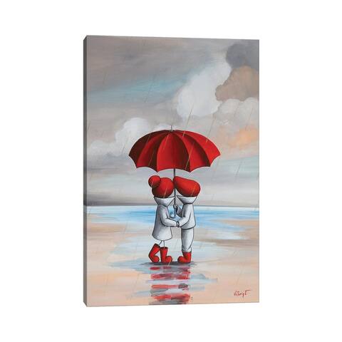 iCanvas "Under Umbrella" by Victoria Tsekidou Canvas Print
