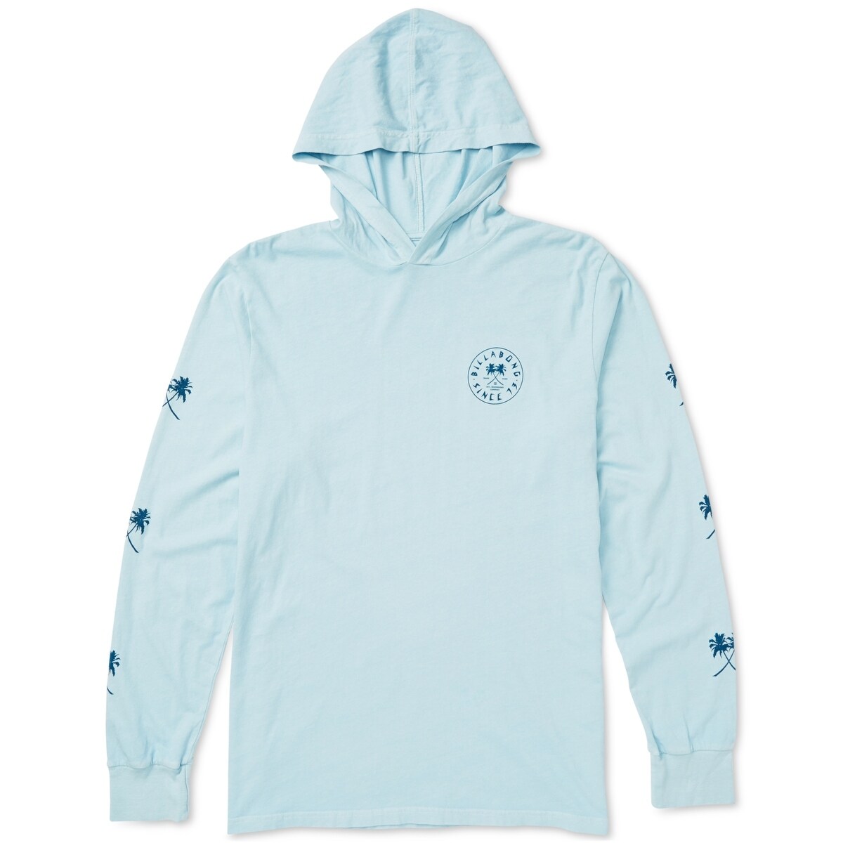 NEW Volcom blue long sleeve henley shirt hoodie pullover thermal S M L XL 2XL