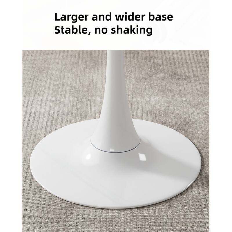 Versatile Modern Round Dining Table with Sturdy Construction and Stylish Design