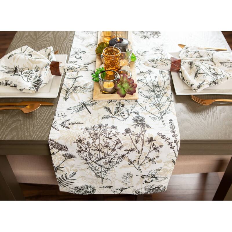 DII Botanical Printed Table Runner
