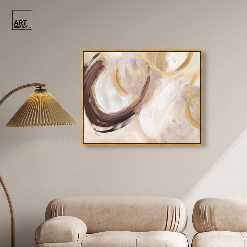 Dreamy Swirls I Canvas by Art Remedy