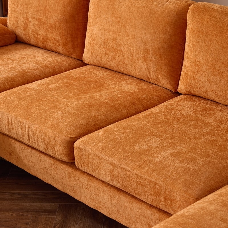 U-Shaped 4-Seat Indoor Sectional Sofa