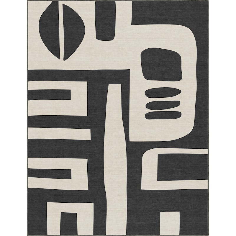 Well Woven Apollo Elemental Canyon Geometric Low Pile Area Rug