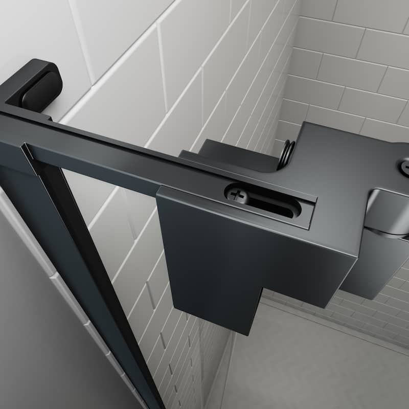 Seawin Flex X Frameless Pivot Shower Door 3/8 in. (10 mm) Clear Tempered Glass with NanoShield Coating