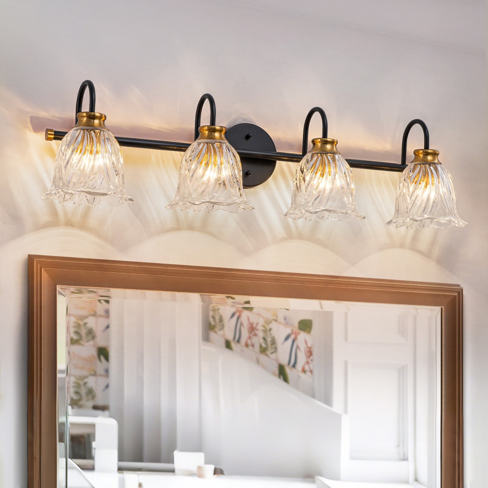 Vintage Glam Bathroom Vanity Light