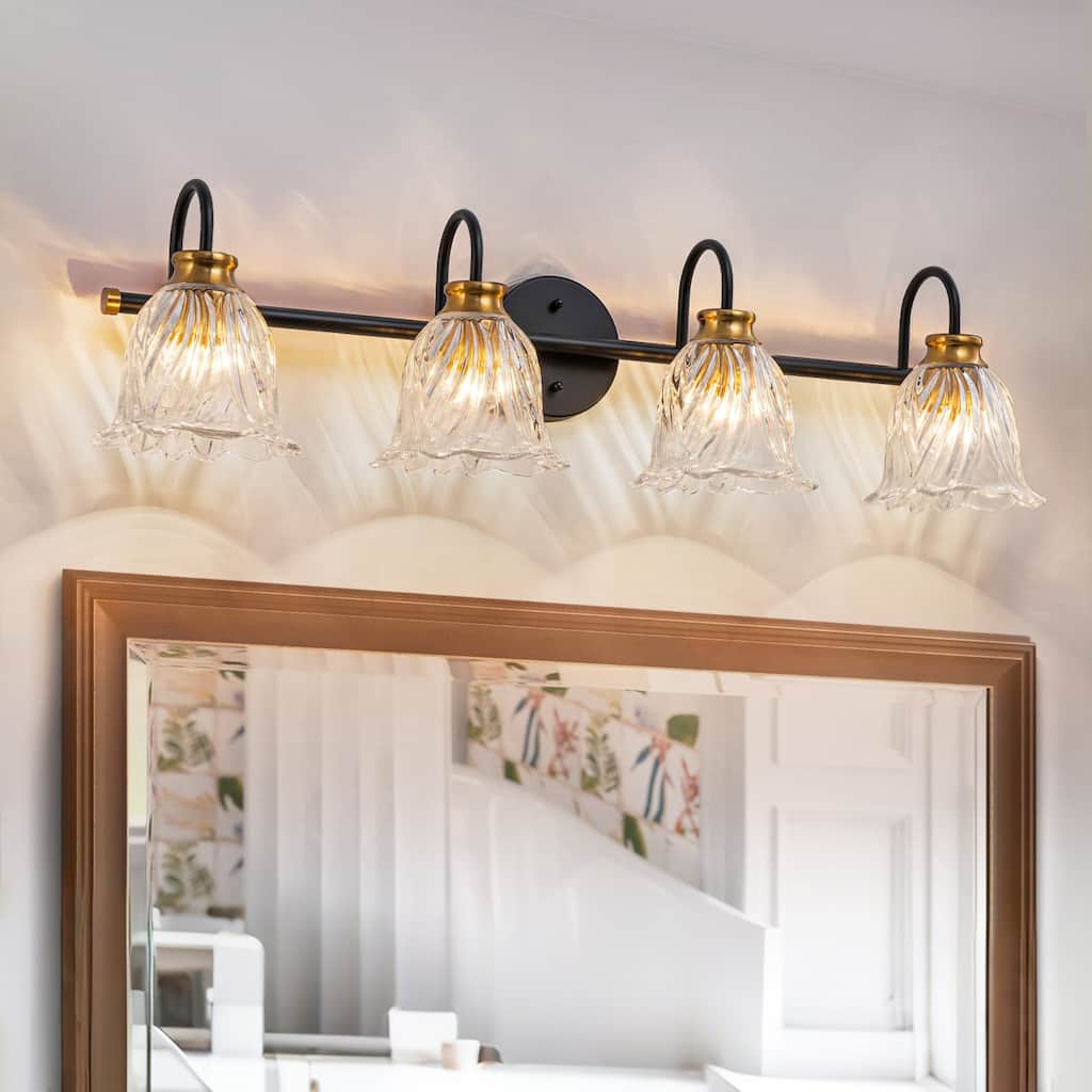 Vintage Glam Bathroom Vanity Light - 31.5''