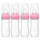 preview thumbnail 1 of 7, Tadpoles 4 oz Silicone Baby Food Dispensing Spoon 4 Pack - Includes Stopper (Pink)