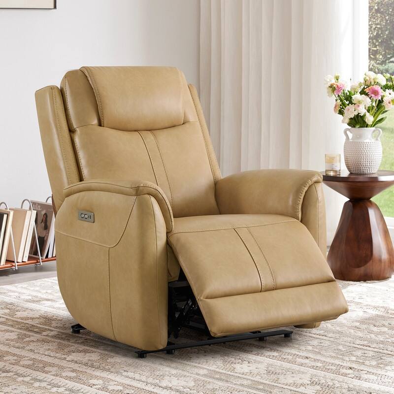 Spruce & Spring Zero Gravity Power Recliner Chair for Adults - Tan