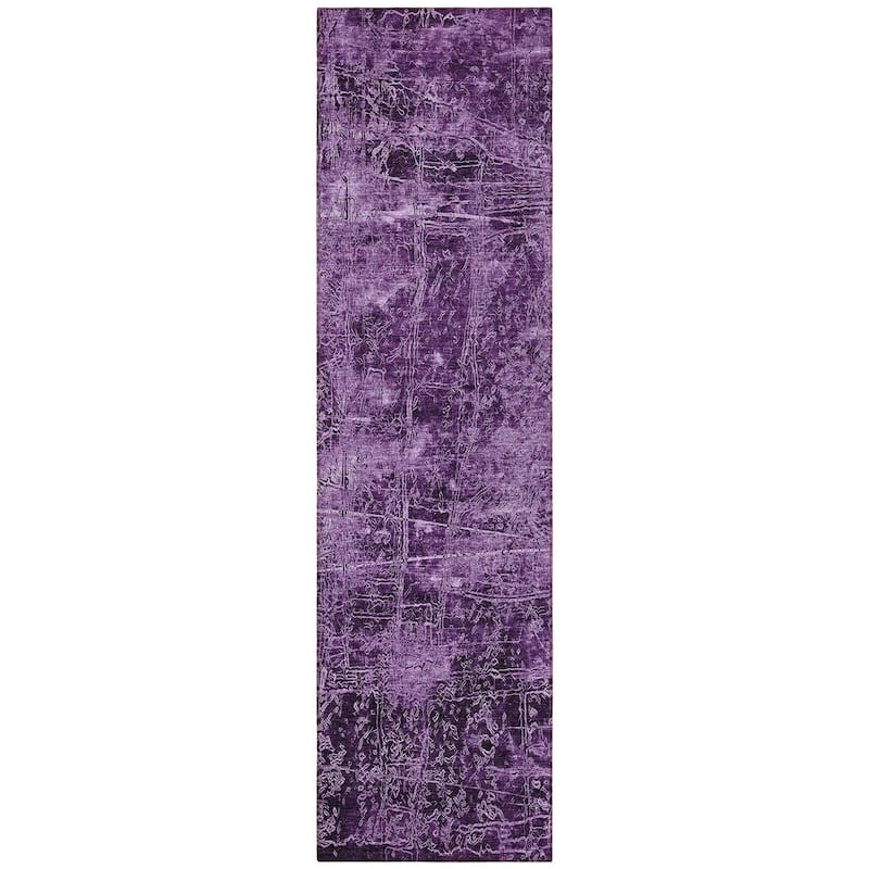 Almisi Artistic Abstract Weather Resistant Blended Style Outdoor Rug