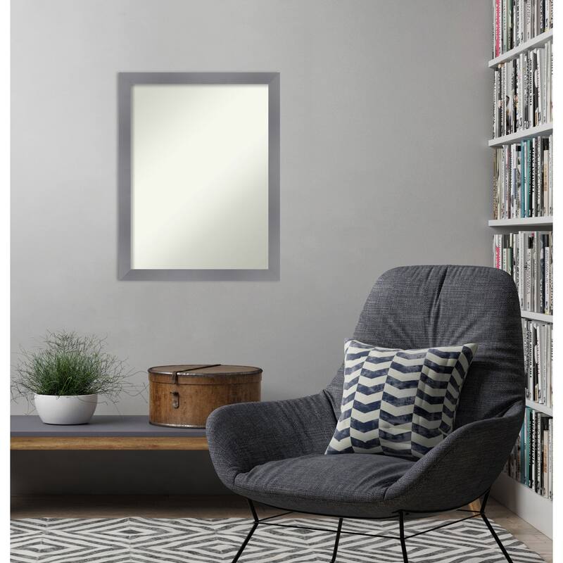 Edwin Non-Beveled Wood Framed Wall Mirror