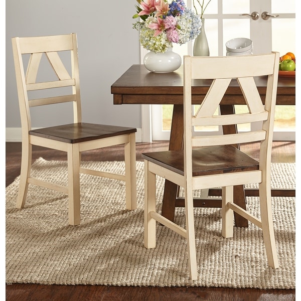 Simple Living Vintner Country Style Dining Chairs (Set of 2). Opens flyout.