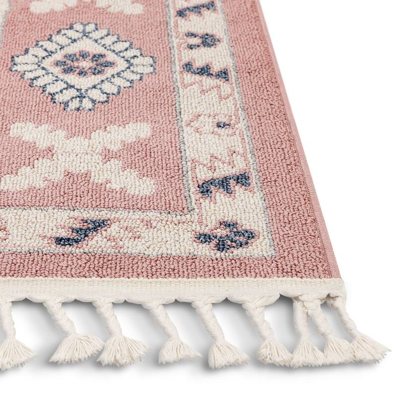 Well Woven Loop De Loop Kaya Tribal Geometric Area Rug