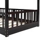 preview thumbnail 49 of 47, Elegant Twin Over Twin Bunk Bed with Low Slide, Built-in Ladder and Guardrails, Maximized Space, Solid Construction, White
