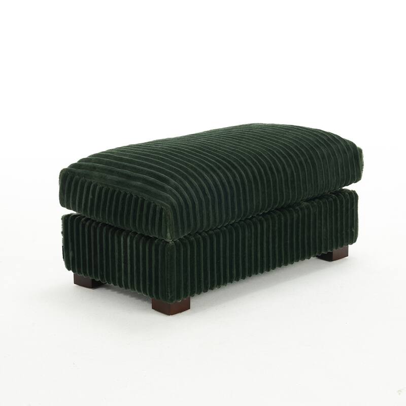 Plush Cloud Couch Modular Sectional Sofa with Ottoman