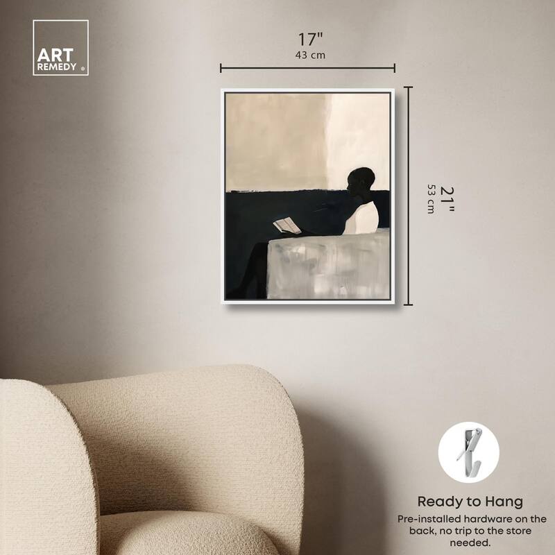 Void Reader III Canvas by Art Remedy