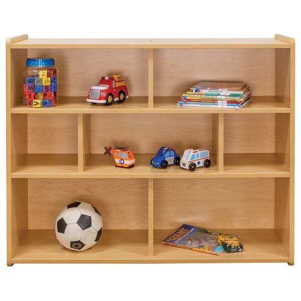 slide 2 of 6, Tot Mate Laminate School Age Compartment Storage - 46" x 15" x 37 1/2" Assembled - Maple