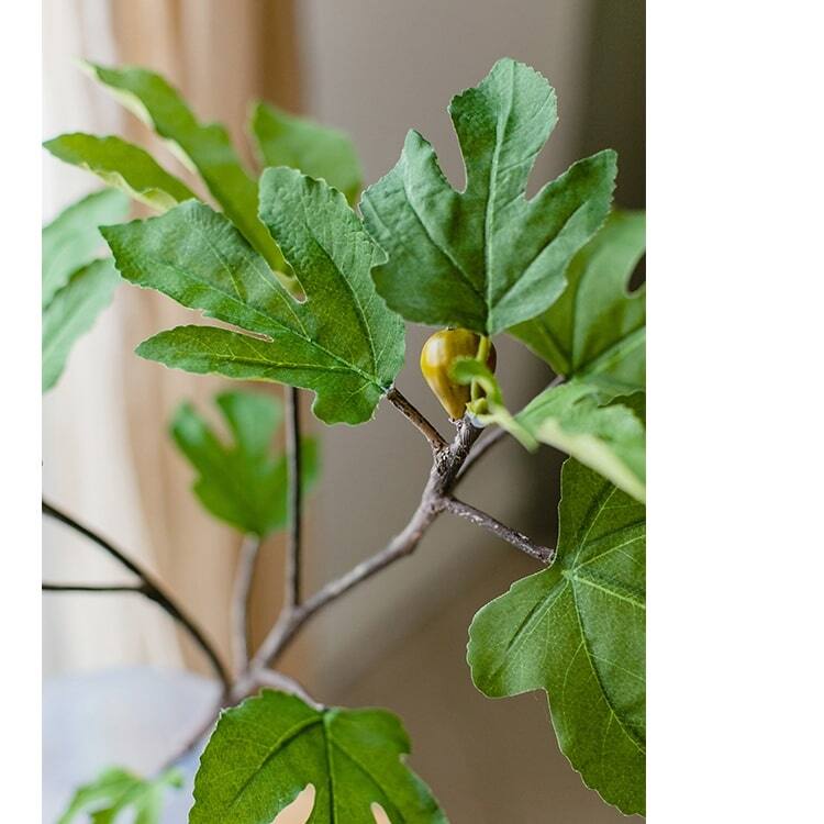 RusticReach Artificial Fig Leaf Stem