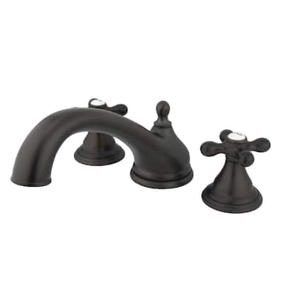 Kingston Brass Vintage 3-Hole Deck Mount Roman Tub Faucet