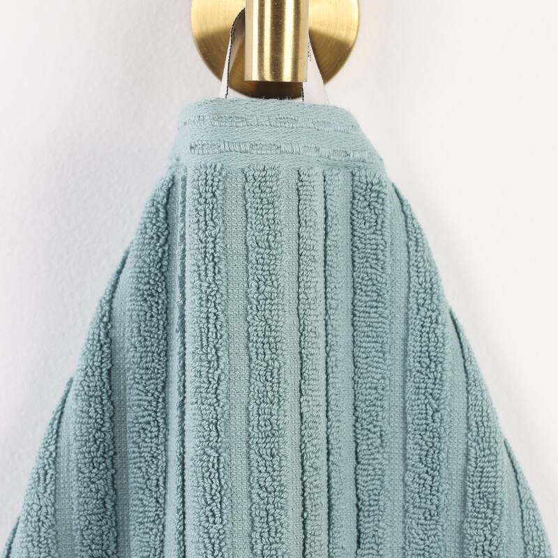 Superior Soho Ribbed Cotton Hand Towel Set of 4