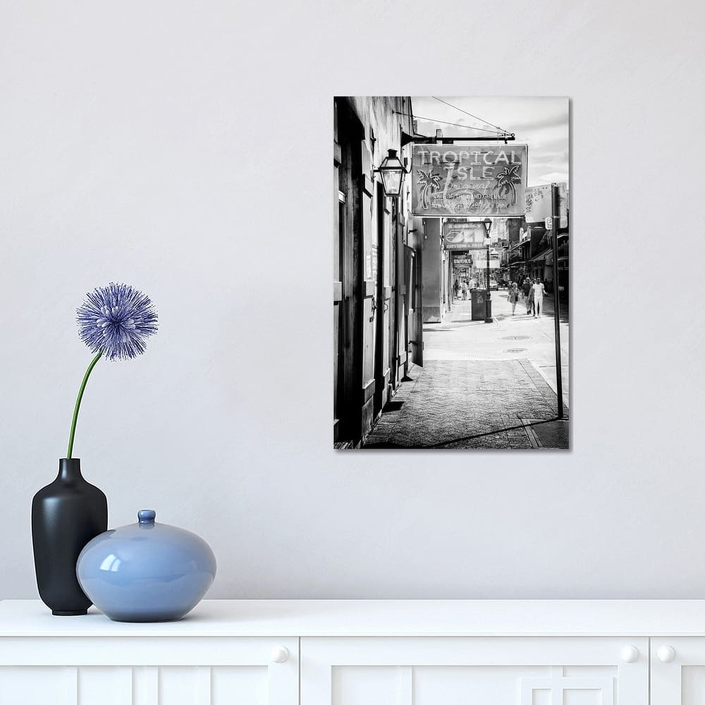 iCanvas "Black NOLA Series - Street Life New Orleans" by Philippe Hugonnard Canvas Print