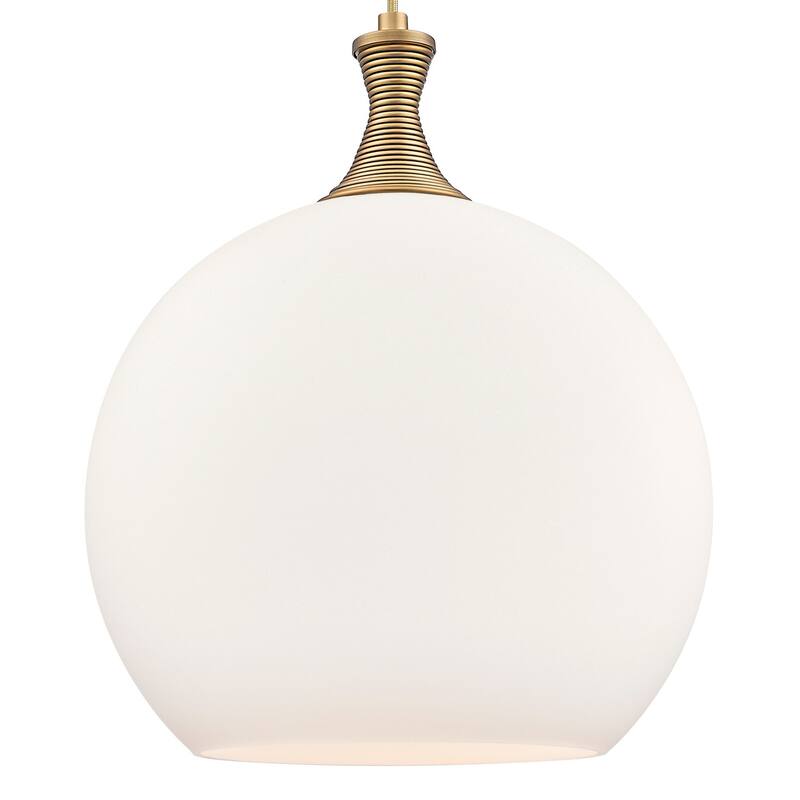 Innovations Lighting 415-1P-G121-14 Astor 14" Wide Pendant with Matte - Brushed Brass
