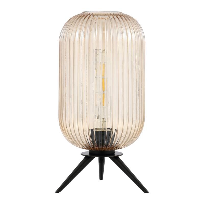 SAFAVIEH Lighting Elsebet 17" Modern & Contemporary Table Lamp - 12" W x 12" D x 19" H - 12Wx12Dx19H