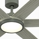 preview thumbnail 2 of 14, Fanimation Brawn 64 inch Indoor/Outdoor Smart Ceiling Fan with LED CCT Select Light Kit and Remote - Antique Graphite