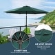 preview thumbnail 70 of 142, Holme 9-foot Steel Market Patio Umbrella with Tilt-and-Crank