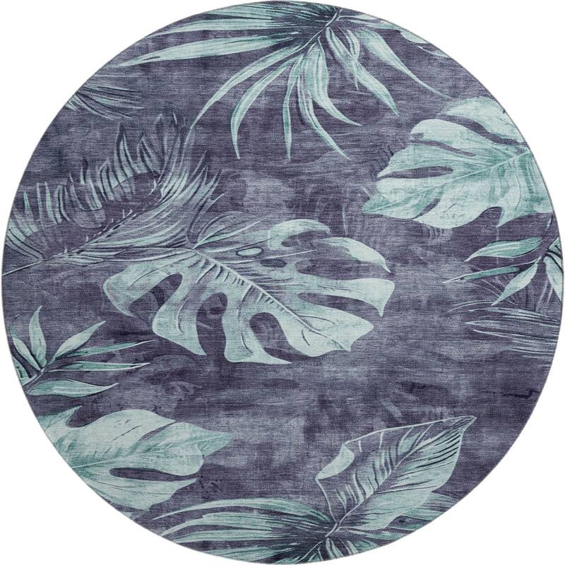 Premium Washable Super Soft Tropical Floral Mayfield Rug