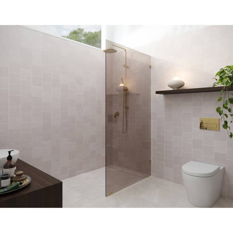 Glass Warehouse BTSFP-36 Ursa 78" High x 36" Wide Shower Screen