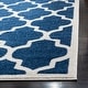 preview thumbnail 3 of 2, SAFAVIEH Amherst Erma Modern Rug - Navy/Beige - 4' x 6'