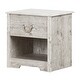 preview thumbnail 13 of 15, South Shore Navali 1-Drawer Nightstand