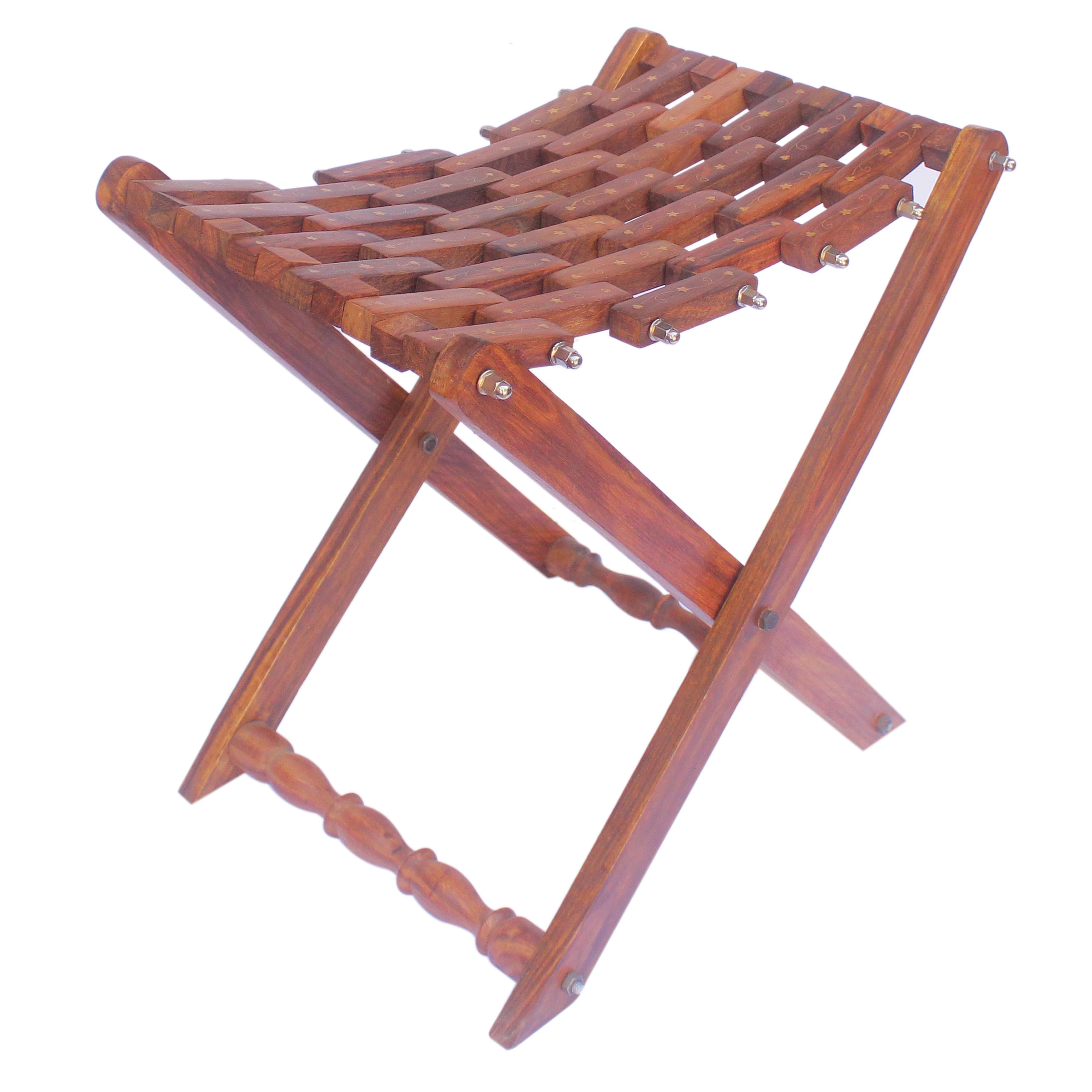 Collapsible wooden stool deals