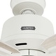 preview thumbnail 14 of 19, Hunter Gatlinburg Ceiling Fan w/ LED Light Kit, Handheld Remote - Transitional- EASY INSTALLATION