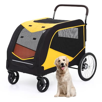 4 Wheel Dog Stroller for Large Pet