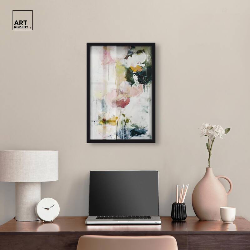Dripping Colors IV Shadowbox by Art Remedy