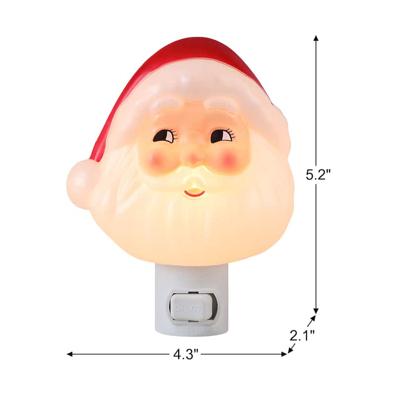 5 in. Shatterproof Night Light - Santa