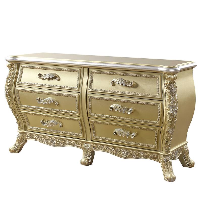 Fraser Gold 6-Drawer Dresser