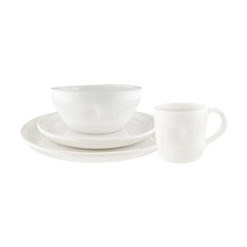 Pinch Collection 16-Piece Dinnerware Set - Off-White