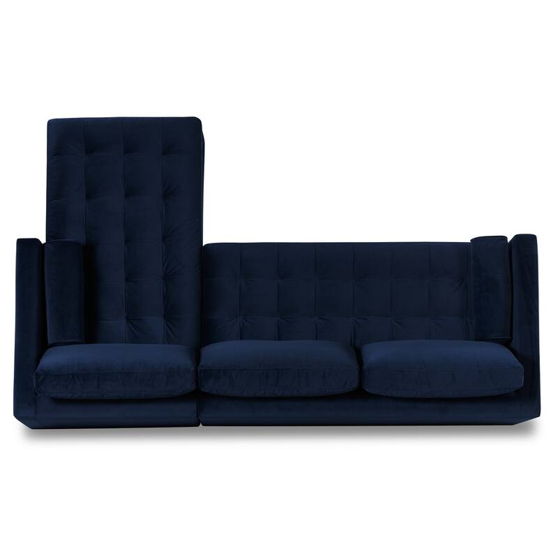 Poly & Bark Napa 104.5" Fabric Right Sectional Sofa