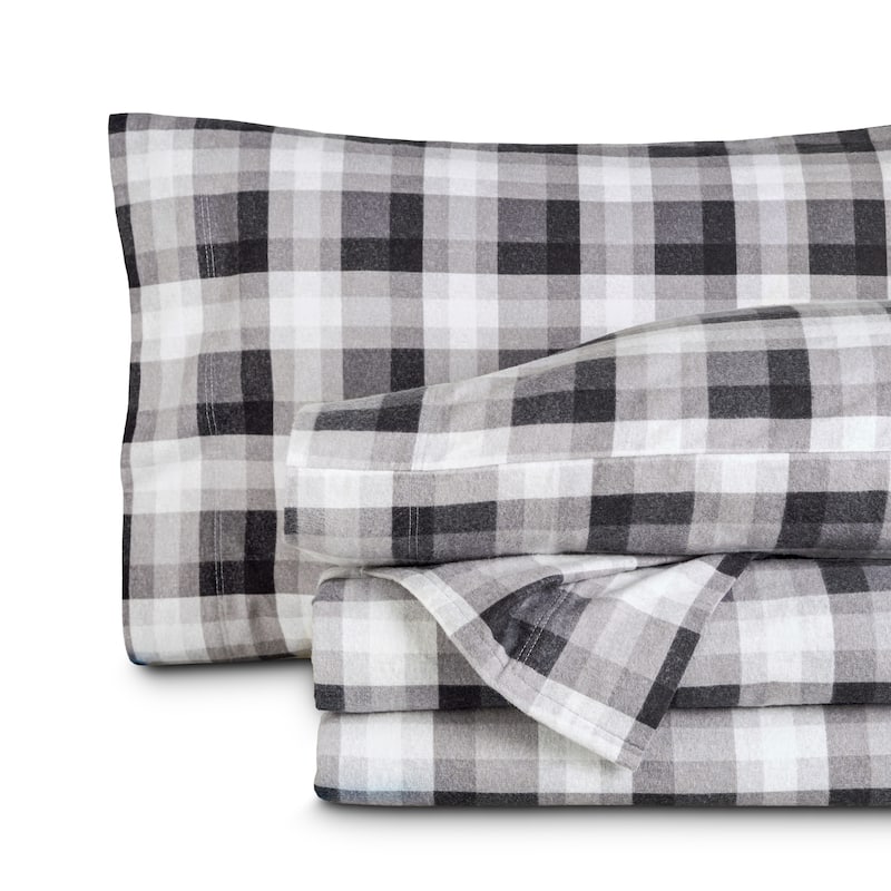 Bare Home Cotton Flannel Sheet Set - Velvety Soft Heavyweight