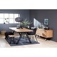 preview thumbnail 6 of 6, Rye Studio Scandinavian Wavy Edge 3-Section Sideboard - 18.75"W x 78.75"L x 28.625"H